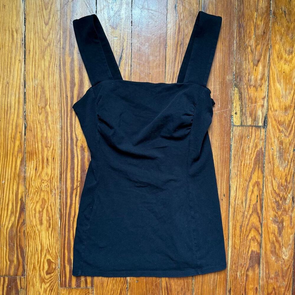 Express staple black tank top